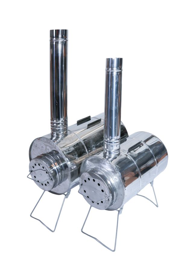 Печь походная Век Вепрь-2 с шарнирным экраном