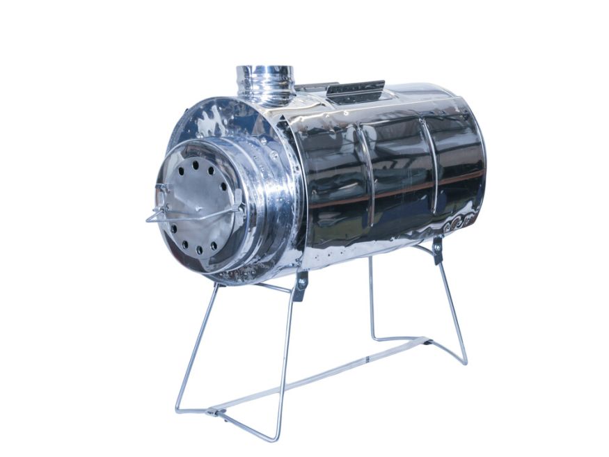 Печь походная Век Вепрь-2 с шарнирным экраном