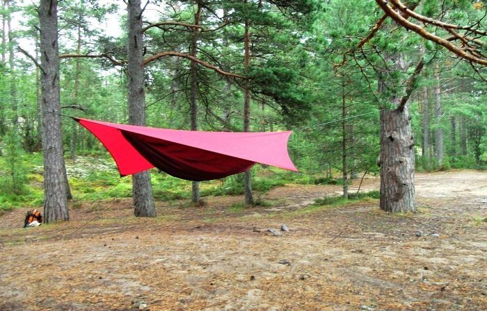 Гамак со средним тентом