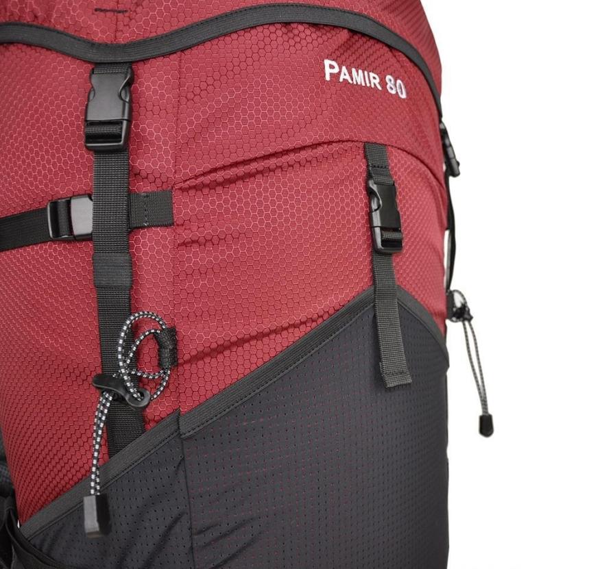 Рюкзак туристический Pamir-80 V3, бордовый, Манарага