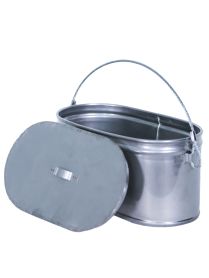 Котел Век с крышкой 2 л овальный