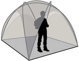 Шатер Space One камуфляж, Canadian Camper