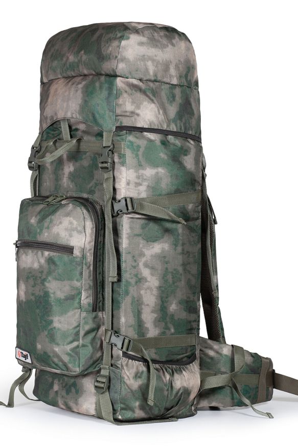 Рюкзак туристический Оптимал 6, мох, 80 л, ТАЙФ