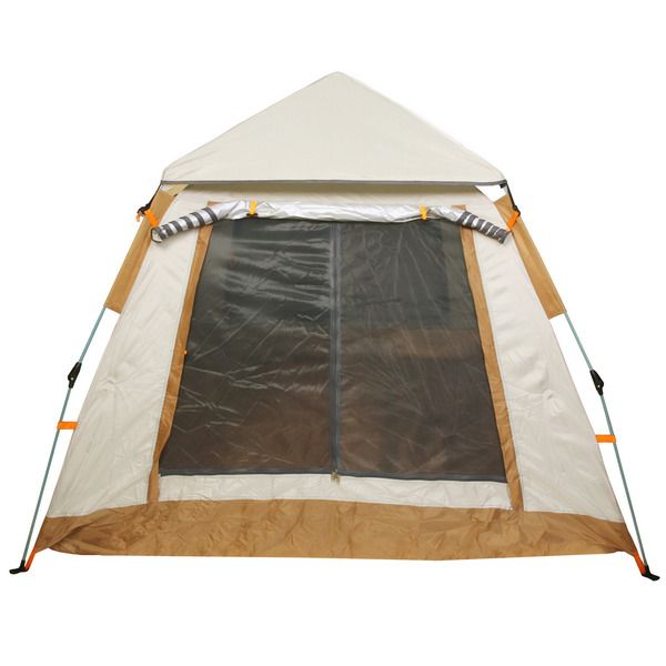 Палатка туристическая Печора-3 зонтичного типа, 240*240*155 см, бежевая