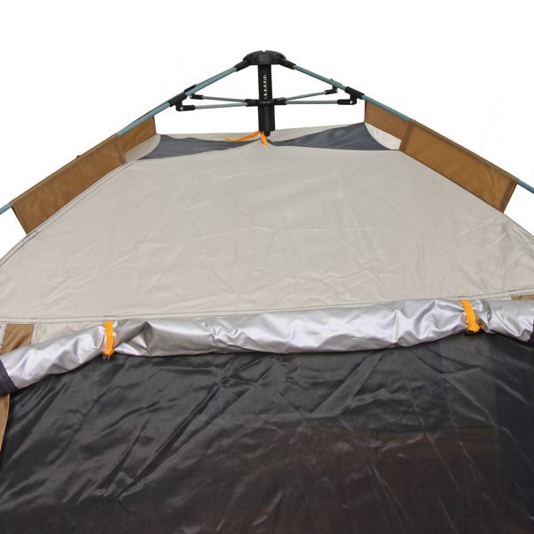 Палатка туристическая Печора-3 зонтичного типа, 240*240*155 см, бежевая