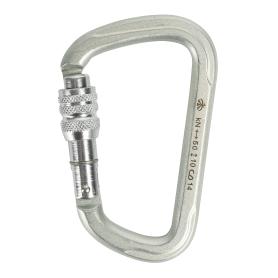 Карабин стальной люкс с муфтой, keylock, Вертикаль