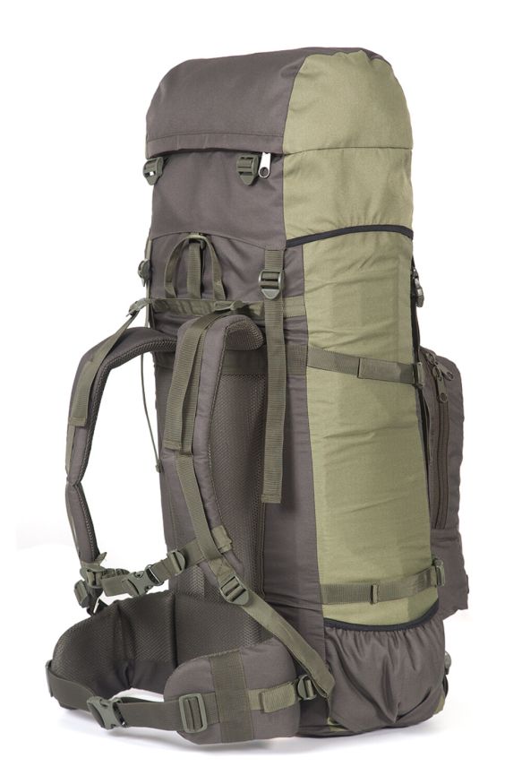 Рюкзак туристический Оптимал 3, олива, 60 л, ТАЙФ