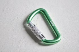 Карабин стальной GURU Typhoon TWL, GURU (вспомогательный, не для страховки)