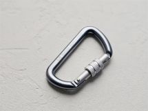 Карабин стальной GURU Typhoon Screw, GURU (вспомогательный, не для страховки)