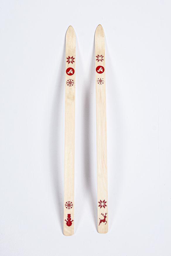 ​Лыжи Малыш, прогулочные детские 140 см, дерево