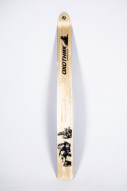 Лыжи ОХОТНИК, дерево-пластик, длина 165 см, ширина 15 см