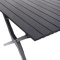 Стол кемпинговый складной, 114*59*43 см, цвет: чёрный, каркас алюминий