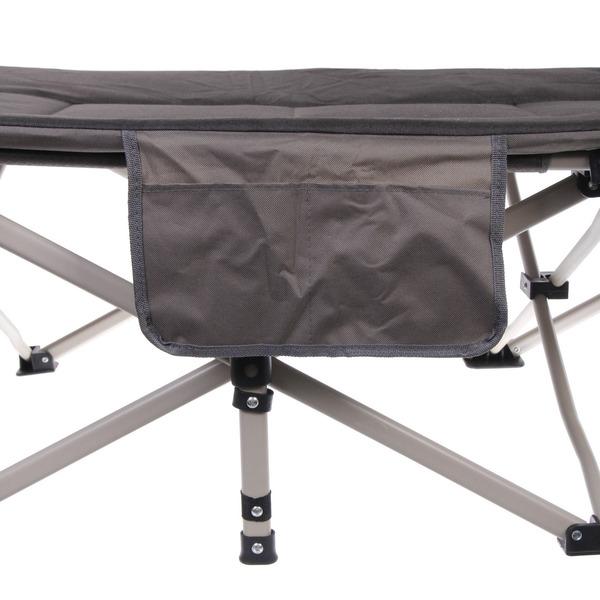 Раскладушка кемпинговая складная 188*66*41 см, черный