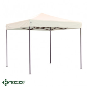 Тент-шатер Helex 23101, (раскладывается гармошкой) 3х3м полиэстер, бежевый