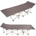 Раскладушка кемпинговая складная 188*66*45 см, серая