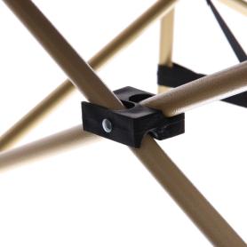 Раскладушка кемпинговая складная 188*66*45 см, серая