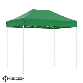 Тент-шатер Helex 24321, (раскладывается гармошкой) 3х2х3м полиэстер, зеленый