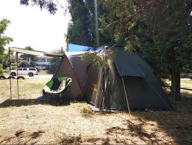 Палатка Canadian Camper SANA 4 PLUS, цвет forest