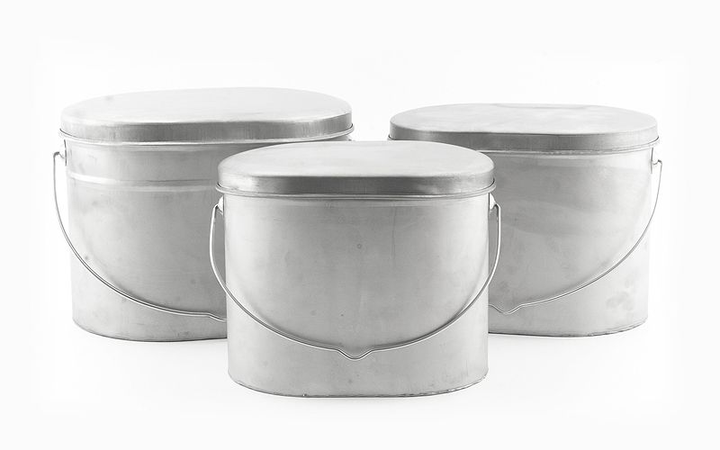 Набор из 3-х котелков 6,5;10;12 л &amp;quot;Матрешка&amp;quot; (титан) Роза Ветров