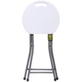 Табурет складной SJ-0052, 33*32*44 см. белый