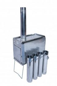 Печь походная Век Стандарт стационарный экран