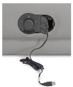 Кровать надувная Mid-Rise Comfort, 152х203х36см, с насосом USB