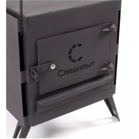 Печь походная Heavy средняя (с экранами, угловыми трубами, грибком), сталь 2 мм, Следопыт