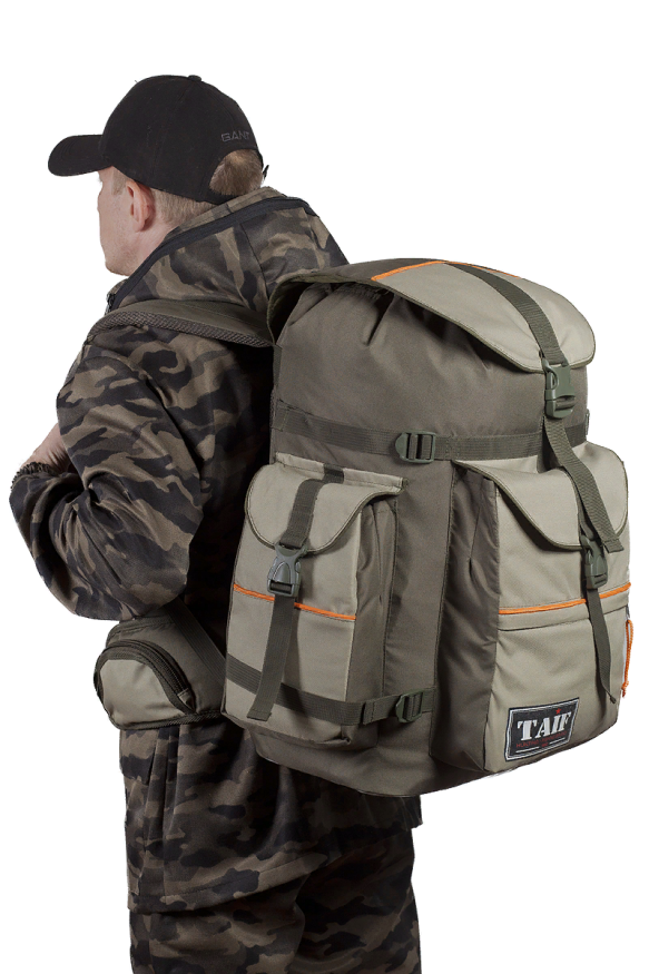 Рюкзак KAILER 4 55л, олива-хаки, Тайф